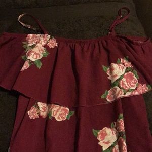 Off The shoulder with straps Top